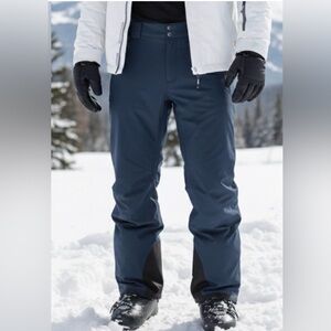 NWT!! Dare2B Insulated Men's Waterproof Ski Bib Pants Navy Blue Size Sma…